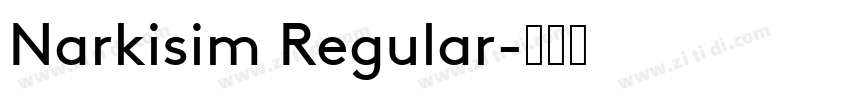 Narkisim Regular字体转换
